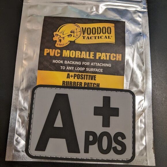 Voodoo Tactical A+ Positive PVC Patch - Picture 1 of 1